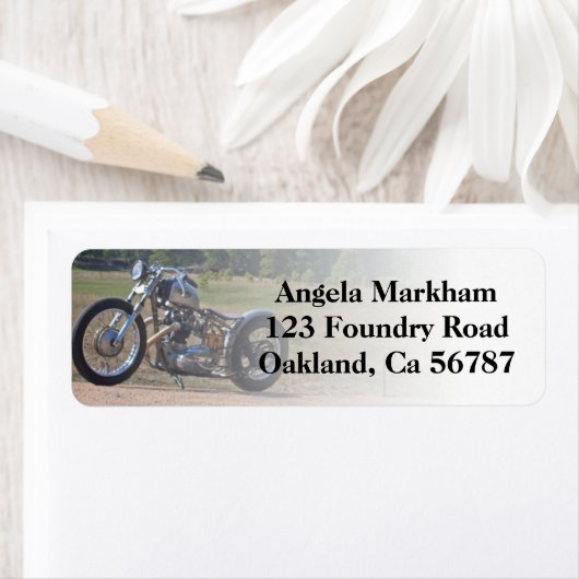 素晴らしいバイクバイクもしくは自転車に乗る人カスタム住所 シール (インサイチュ)