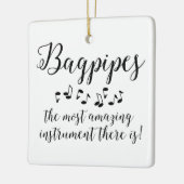 素晴らしいバグパイプ セラミックオーナメント (左)
