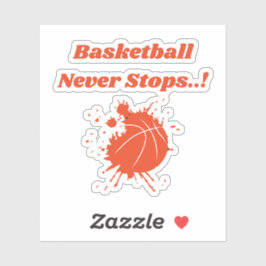 素晴らしいバスケットボールスタンプ シール