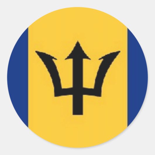 素晴らしいバルバドス ラウンドシール (正面)