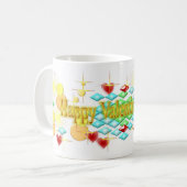 素晴らしいバレンタインデー コーヒーマグカップ (正面左)