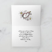 素晴らしいバレンタインピンク シーズンカード (内部)