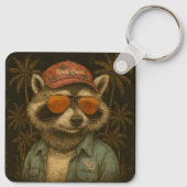 素晴らしいパパおもしろいハッピーファーザーズデイヴィンテージ キーホルダー (裏面)