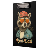 素晴らしいパパおもしろいハッピーファーザーズデイヴィンテージ クリップボード (左)