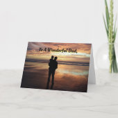 素晴らしいパパに カード (正面)