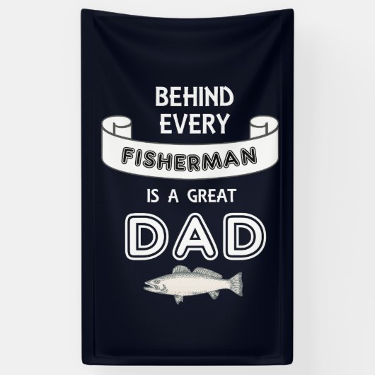 素晴らしいパパのパーティーの旗を採取する父の日 横断幕 (縦)