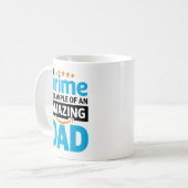 素晴らしいパパの代表例 コーヒーマグカップ (正面左)