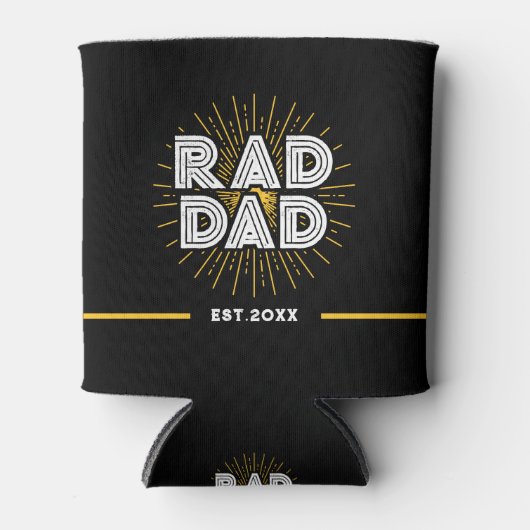 素晴らしいパパギフトトゥファーザーモダンタイポグラフィ 缶クーラー (正面)