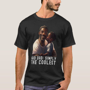素晴らしいパパシンプルザクール引用文ブラックキング魔法 Tシャツ
