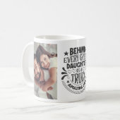 素晴らしいパパパーソナライズされたフォトコラージュ コーヒーマグカップ (正面左)