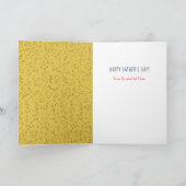 素晴らしいパパブルードゥードルファーザーズデイグリーティングカード カード (内部)