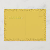 素晴らしいパパブルードゥードルファーザーズデイ ポストカード (裏面)