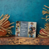 素晴らしいパパ写真コラージュ父の日カードプラーク フォトプラーク (側面)