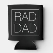 素晴らしいパパ白黒ミニマルタイポグラフィ モダン 缶クーラー (裏面)