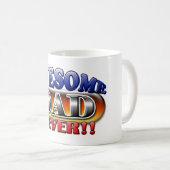 素晴らしいパパ コーヒーマグカップ (正面右)