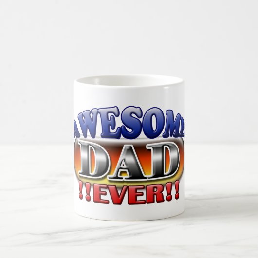 素晴らしいパパ コーヒーマグカップ (中央)
