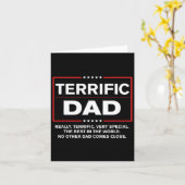 素晴らしいパパ – ドおもしろいナルドトランプ神父の日 カード (黄色い花)