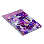 素晴らしいパンジー ノートブック (右側)