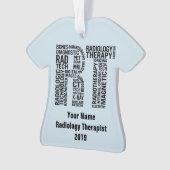素晴らしいパーソナライズされた技術RT放射線技師 オーナメント (正面)