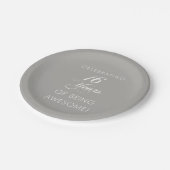 素晴らしいパーティーが16あ年間のあることを祝います ペーパープレート (アングル)