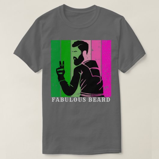 素晴らしいヒゲ10 Tシャツ (デザイン正面)