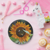 素晴らしいヒマワリの紙皿 ペーパープレート (パーティー)