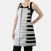 素晴らしいピアノのアートワーク エプロン (インサイチュ)