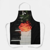 素晴らしいピアノのアートワーク エプロン (正面)