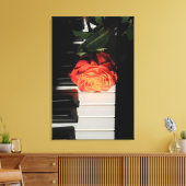 素晴らしいピアノのアートワーク キャンバスプリント (インサイチュ (リビング))