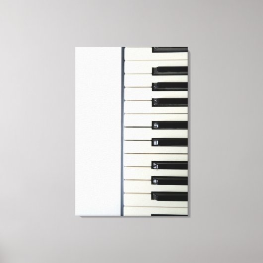 素晴らしいピアノのアートワーク キャンバスプリント (正面)