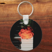 素晴らしいピアノのアートワーク キーホルダー (正面)