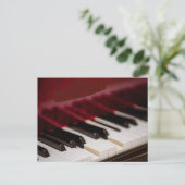 素晴らしいピアノアート ポストカード (スタンド正面)