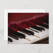 素晴らしいピアノアート ポストカード (正面/裏面)