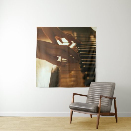 素晴らしいピアノデザイン タペストリー (インサイチュ)