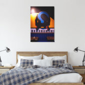 素晴らしいピアノ キャンバスプリント (インサイチュ (寝室))