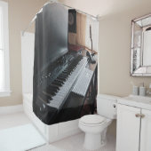 素晴らしいピアノ シャワーカーテン (インサイチュ)