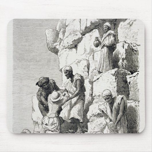 素晴らしいピラミッドの上昇、19世紀 マウスパッド (正面)