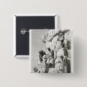 素晴らしいピラミッドの上昇、19世紀 缶バッジ (正面&裏面)