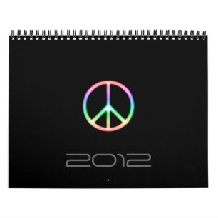 素晴らしいピースマークのカレンダー2012年 カレンダー