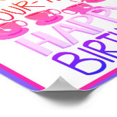 素晴らしいフォーティティー40の誕生日ポスター ポスター (角)