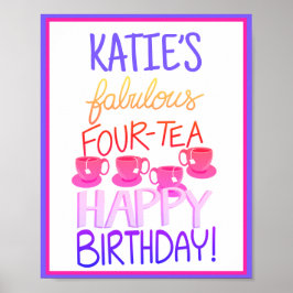 素晴らしいフォーティティー40の誕生日ポスター ポスター