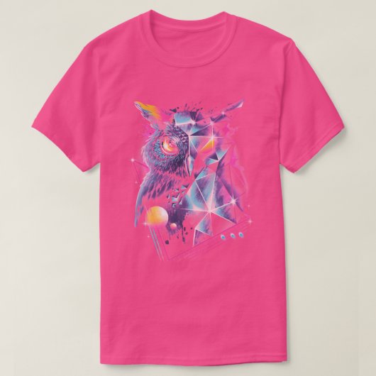 素晴らしいフクロウ Tシャツ (デザイン正面)