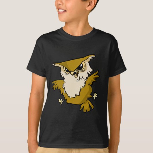 素晴らしいフクロウ Tシャツ (正面)