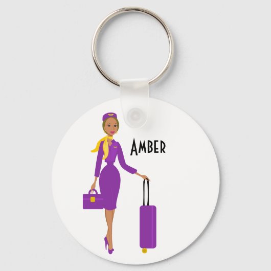 素晴らしいフライト付き添い人 キーホルダー (正面)