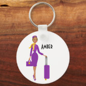 素晴らしいフライト付き添い人 キーホルダー (正面)