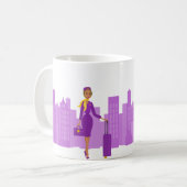 素晴らしいフライト付き添い人 コーヒーマグカップ (正面左)