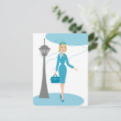 素晴らしいフライト付き添い人 ポストカード (スタンド正面)