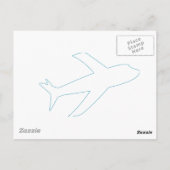 素晴らしいフライト付き添い人 ポストカード (裏面)