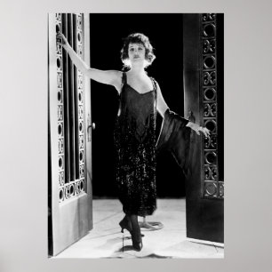 素晴らしいフラッパーのドレス: 1920年代 ポスター