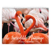 素晴らしいフラミンゴのカレンダー年を選択 カレンダー (カバー)